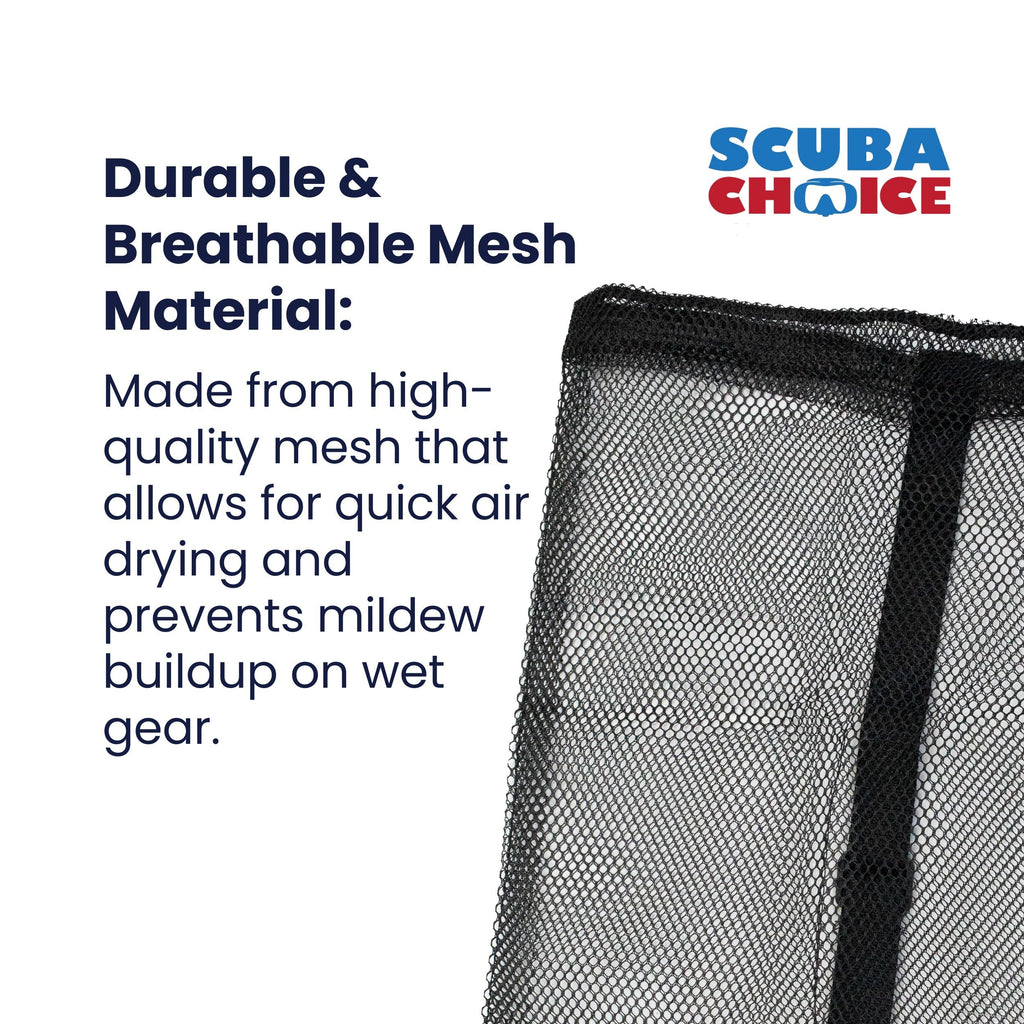 25 × 13 in. Mesh Gear Bag with Shoulder Strap