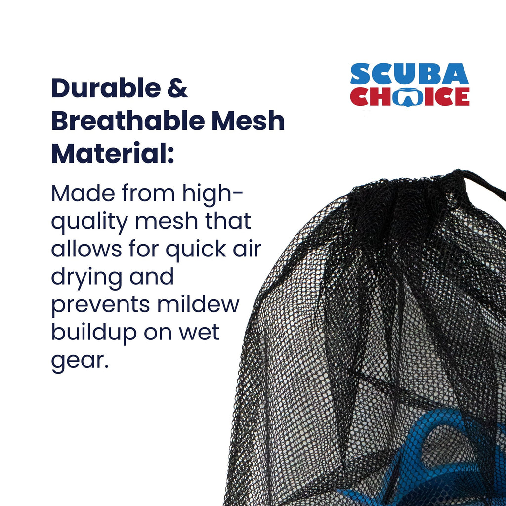 31 × 18 in. Dive Gear Mesh Bag