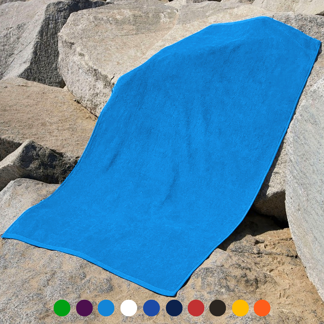Cotton Velour Beach Towel