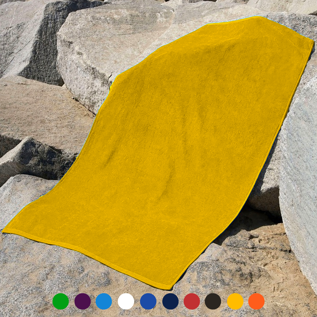 Cotton Velour Beach Towel