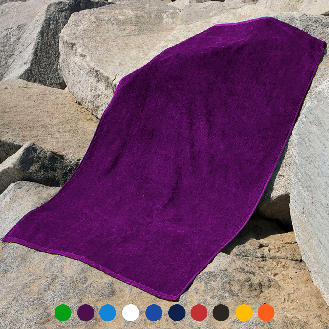 Cotton Velour Beach Towel