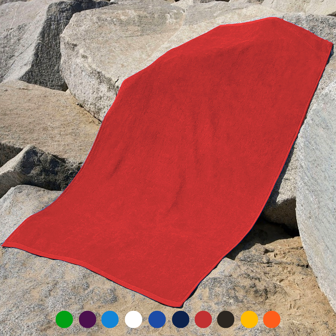 Cotton Velour Beach Towel