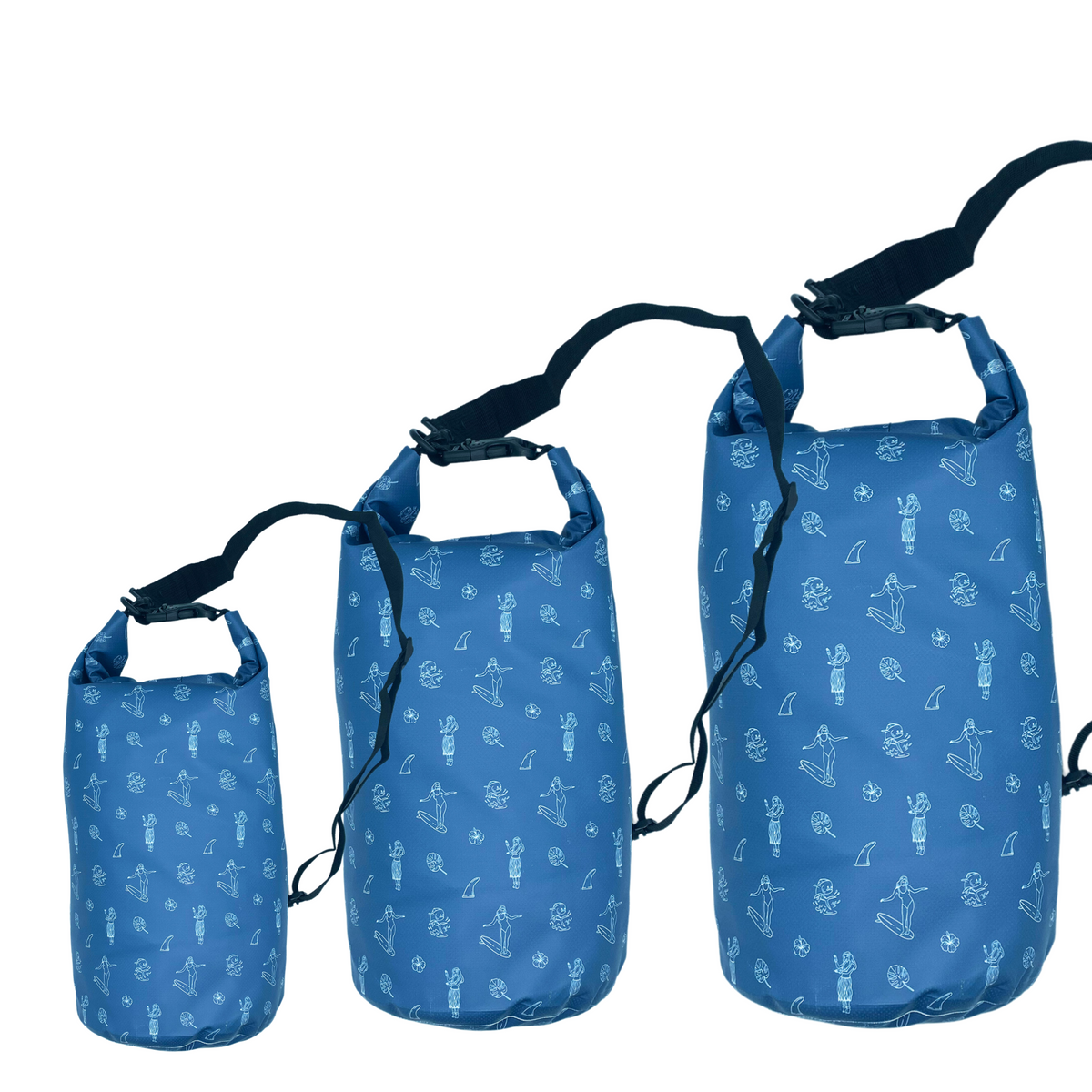 Roll-Top Dry Bag Set — 3 or 4 Pack