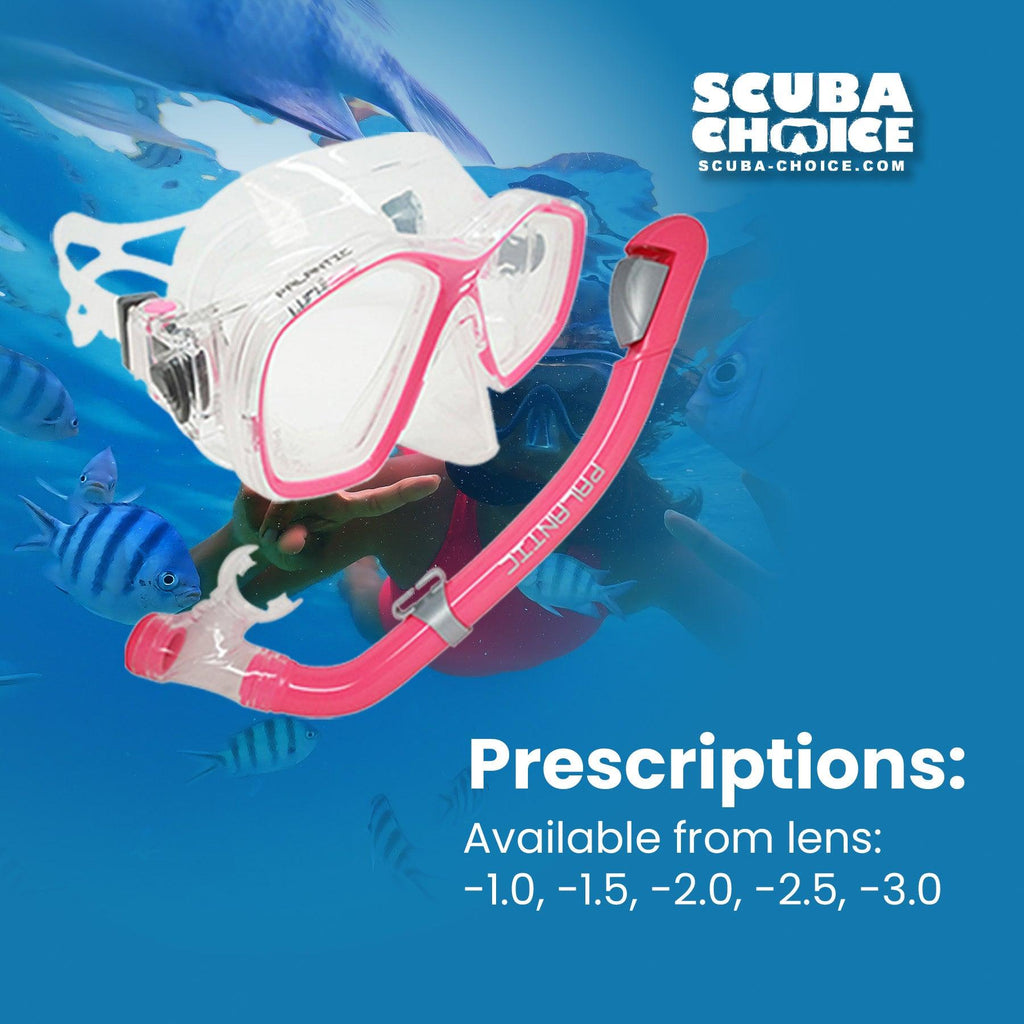 Palantic Junior Prescription Mask & Dry Snorkel