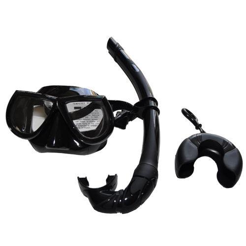 Low-Volume Freedive Mask & Nautilus Snorkel